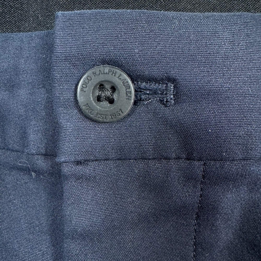 Polo‎ Ralph Lauren Performance Shorts Mens 36 Navy Blue Golf Flat Front - Picture 9 of 9